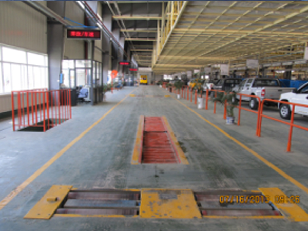 機(jī)動(dòng)車(chē)生產(chǎn)廠檢測(cè)線